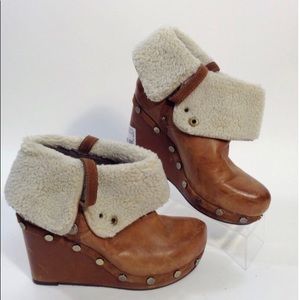 Cool Ankle Boot Clog Wedges